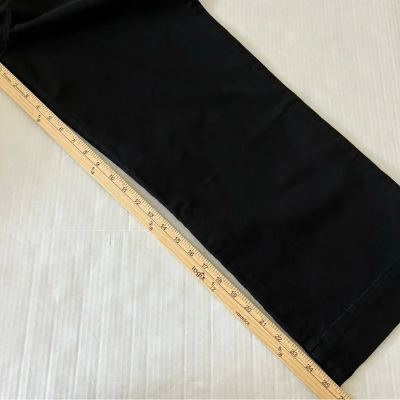 NWT Marine Layer Bridget Wide Leg Crop Pants in Faded Black SZ 10 - Picture 16 of 16